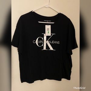 Calvin Klein cropped T-shirt